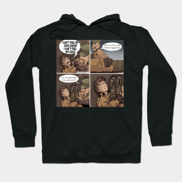 Pull yourself up by your bootstraps Hoodie by colmscomics